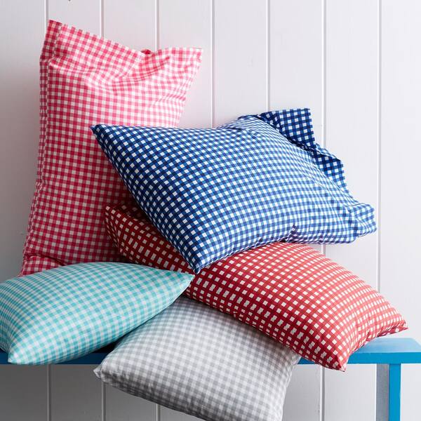 gingham pillow