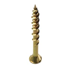 #9 x 3 in. T25 6-Lobe, Flat Head, Strong-Drive WSV Collated Subfloor Screw, Yellow Zinc (500-Pack)