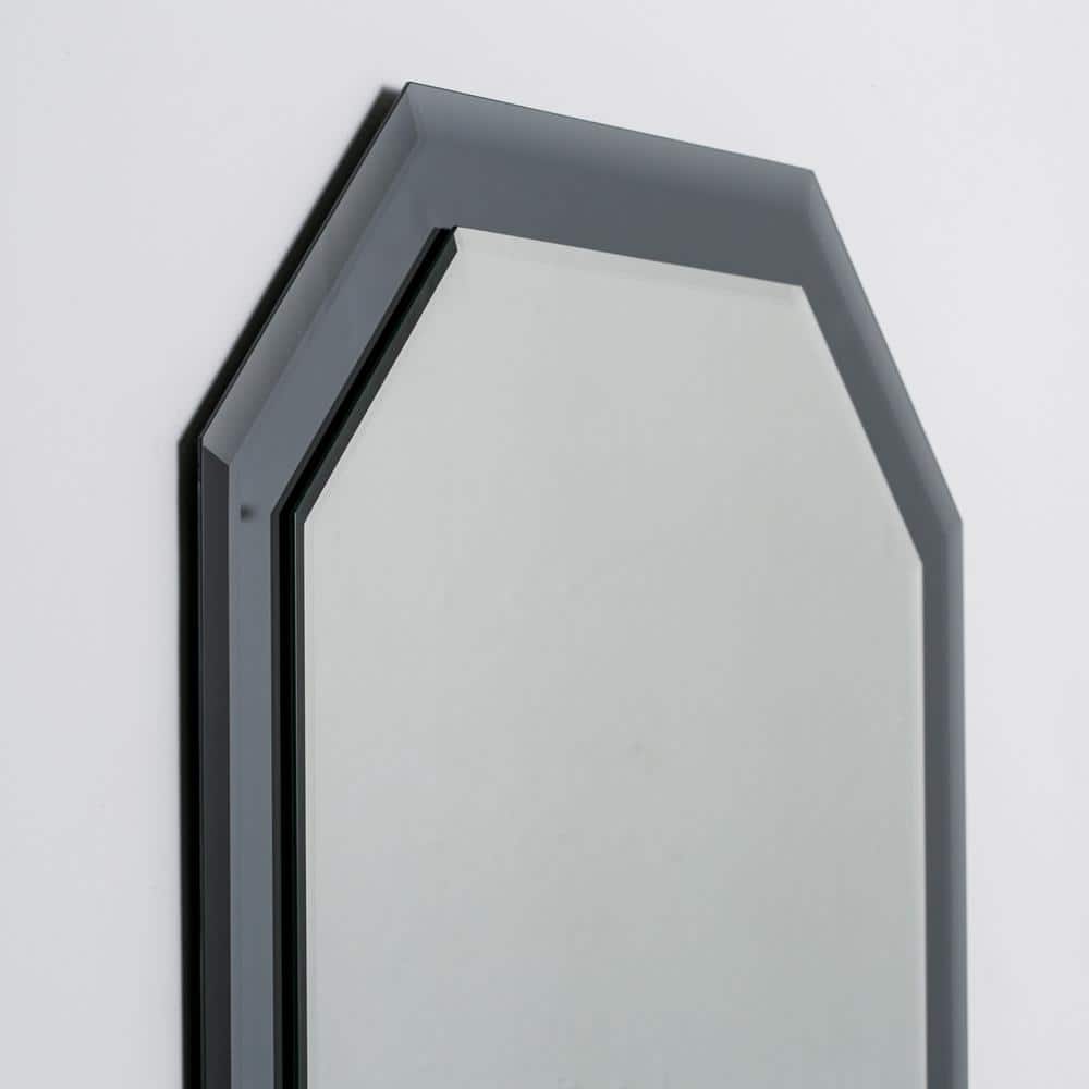 Grella Octagonal Frameless Wall Mirror 31.5" x 23.6"