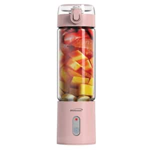 17 oz. Single Speed Pink Portable Glass Blender