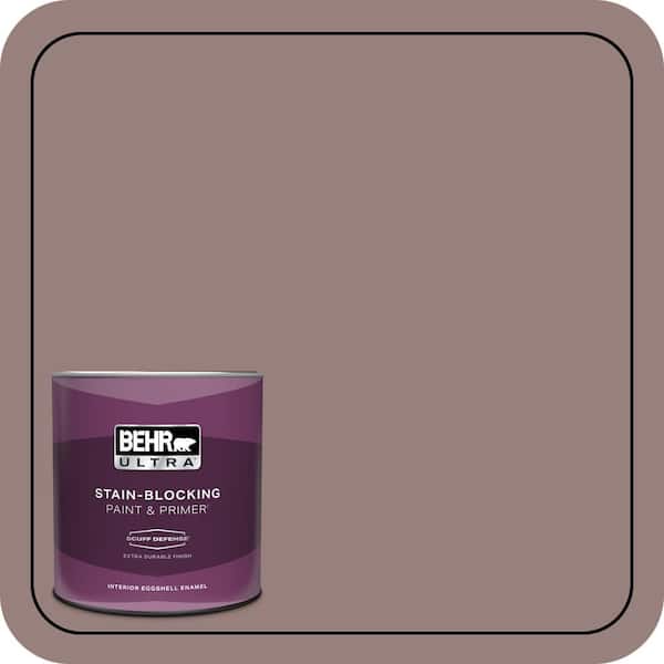 BEHR ULTRA 1 qt. #N130-5 Mystere Extra Durable Eggshell Enamel Interior Paint & Primer