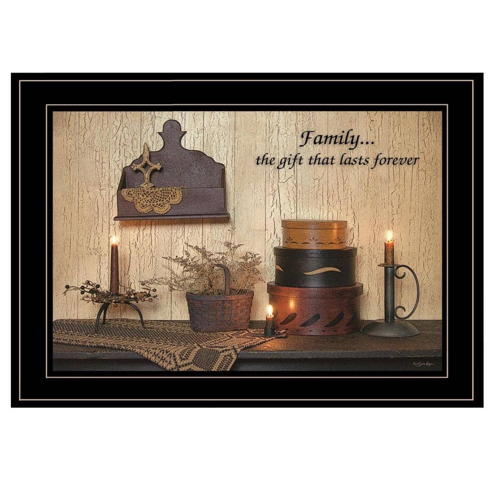 Charlie Forever Family 1-Piece Framed Wall Art 15 in. x 19 in. price history on PriceWatchPro