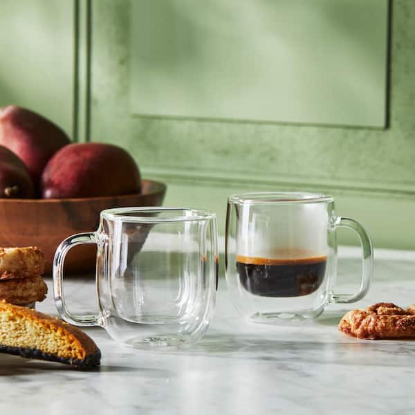 ZWILLING Sorrento Plus 2-pc Double-Wall Glass Espresso Mug Set