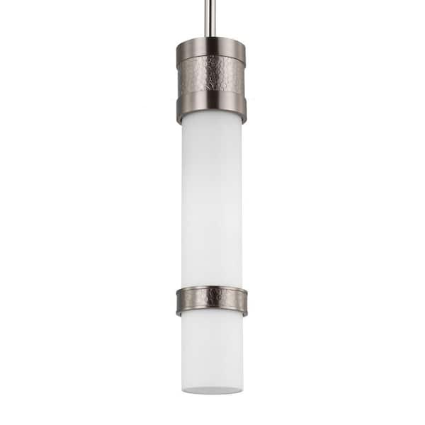 Generation Lighting Amari 1-Light Brushed Steel Mini Pendant