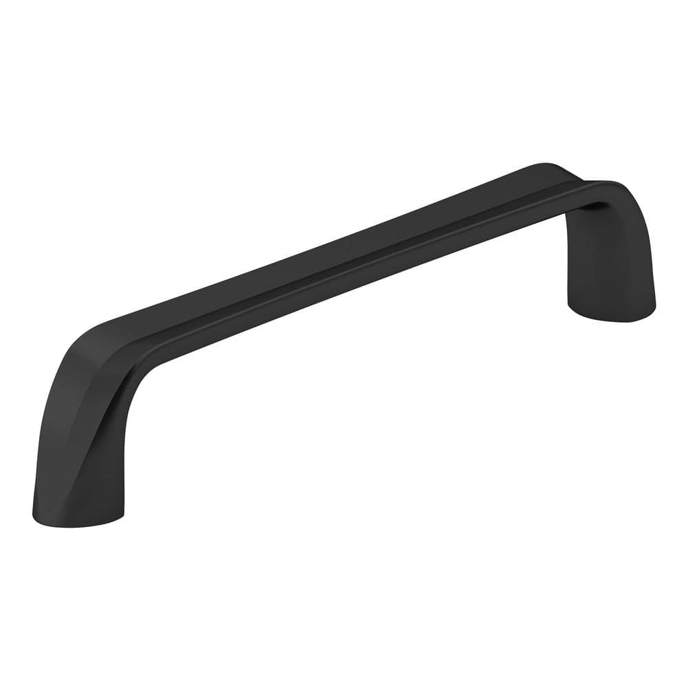 Avila Collection 5-1/16 in. (128 mm) Modern Matte Black Curved Cabinet Arch Pull price history on PriceWatchPro