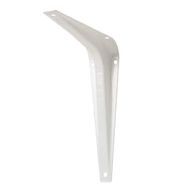 10 in. x 12 in. White Shelf Bracket