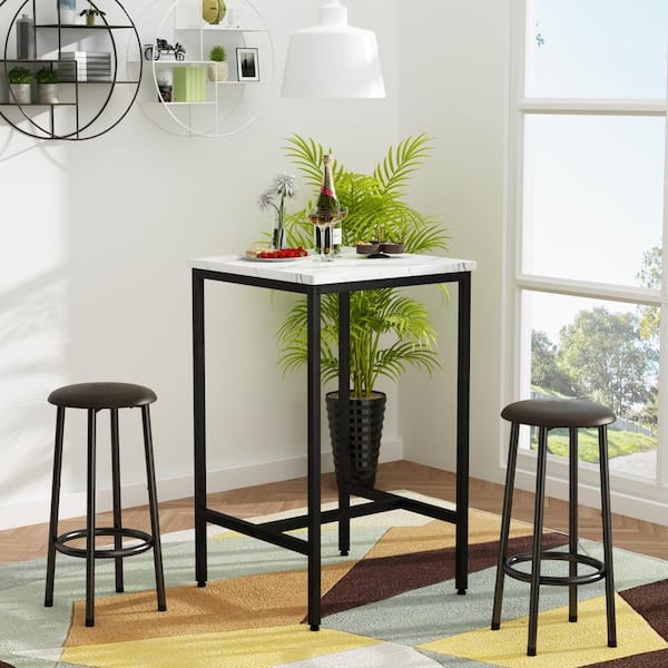 Small square discount bar height table