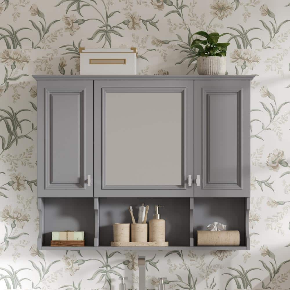 Wall Mounted Bathroom Medicine Cabinet Modern Bathroom Wall Cabinet with Mirror Mirror Cabinet price history on PriceWatchPro