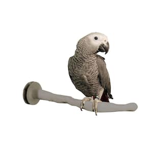 U/D Bird perches 2 Pack Natural Wood Made for Parrot Parakeet,Bird cage Accessories 