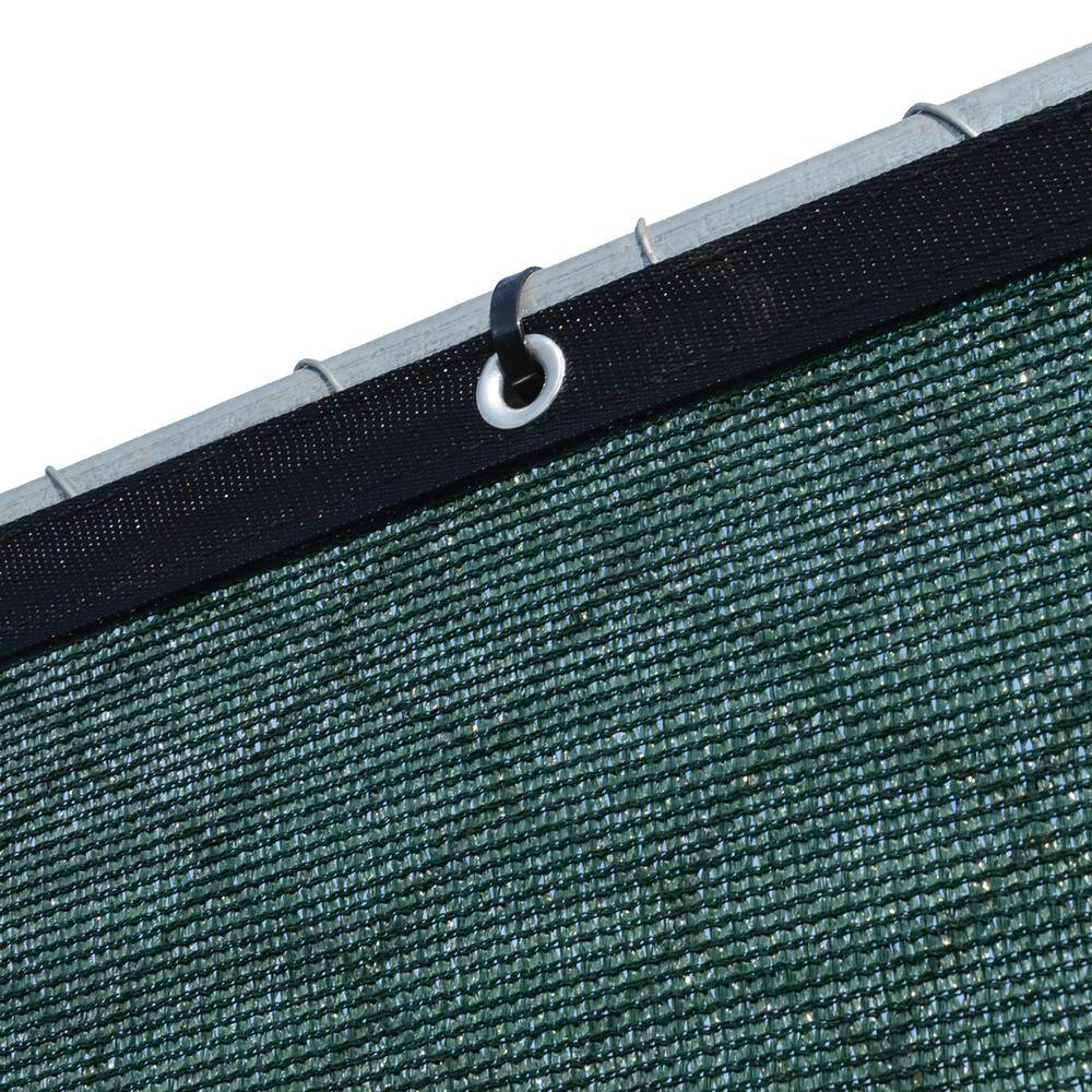 Dark Green 50 ft Privacy Fence Screen Netting Mesh