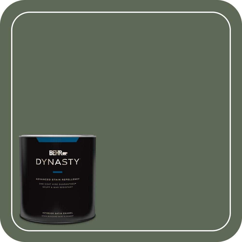 1 qt. #MQ6-15 Less Travelled One-Coat Hide Satin Enamel Interior Stain-Blocking Paint & Primer price history on PriceWatchPro