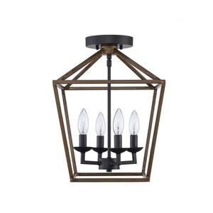 small square light fixture