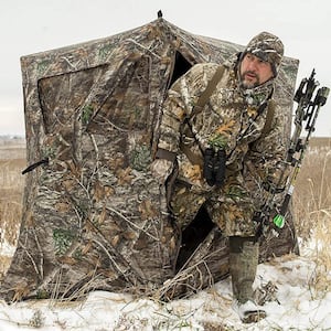 Ameristep Care Taker Kick Out Outdoor 2-Person Duck Deer Hunting Blind (2-Pack)