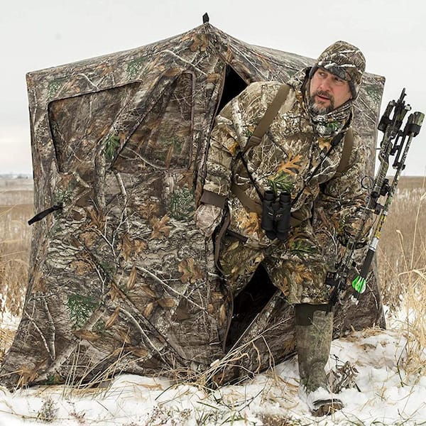 Ameristep Care Taker Kick Out Outdoor 2-Person Duck Deer Hunting Blind (2-Pack)