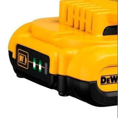 DeWalt 20V Max XR Lithium-Ion Cordless 15-Gauge Angled Finish Nailer with 20V Max Compact Lithium-Ion 2.0Ah Battery Pack