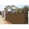 3 x 10 ft. Privacy Fence Screen Heavy-Duty 90% Blockage Shade Cover Fencing Net for Wall Garden Gazebo Backyard Brown