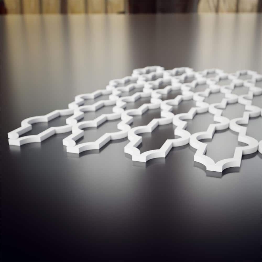 Medium Gray PVC Decorative Fretwork Wall Panels