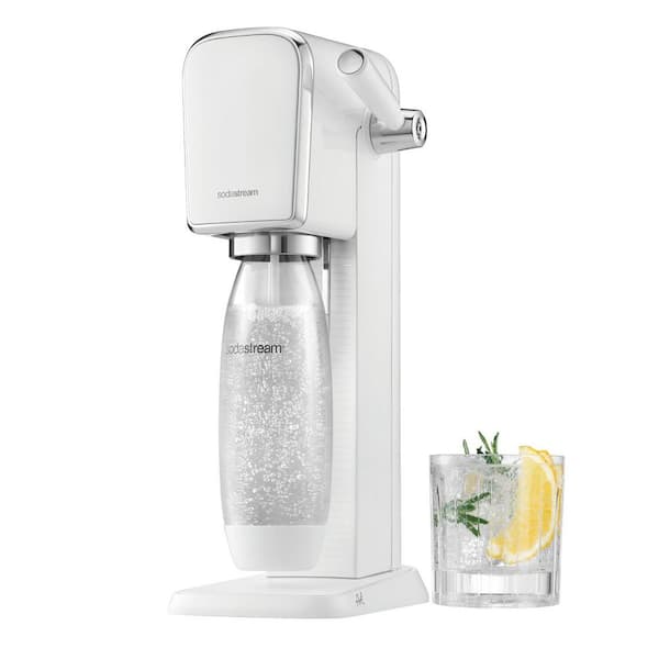 SodaStream Art White Soda Machine and Sparkling Water Maker Kit