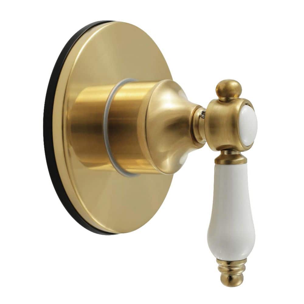 Bel-Air 3/4 in. Single-Handle 1-Hole Wall Mount 6-Way Diverter Valve with Trim Kit in Brushed Brass price history on PriceWatchPro