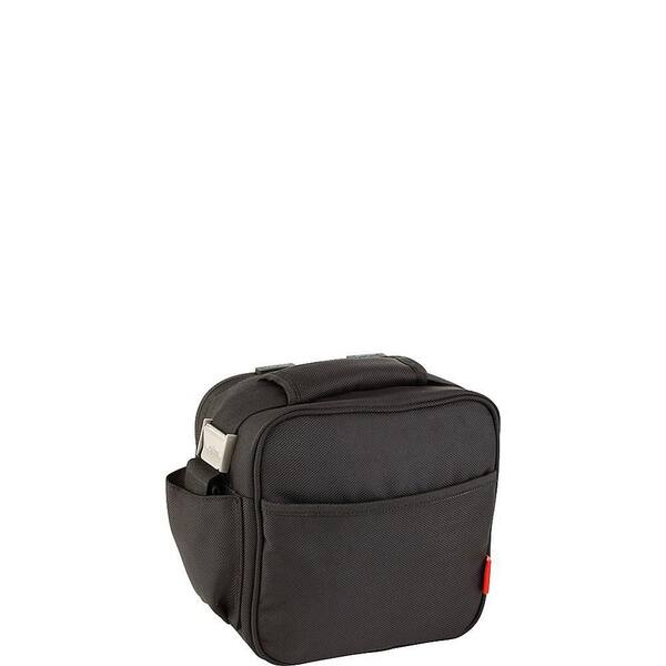 Valira Soft Black Lunch Bag (0.75 l and 0.5 l containers included)