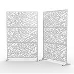 Mayne Nantucket 48 in. White Polyethylene Privacy Panel 4850-W - The ...