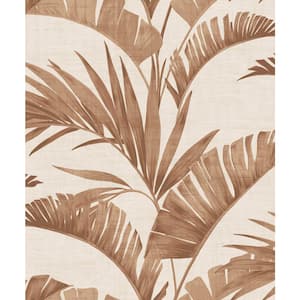 Banana Palm Fabric Strippable Wallpaper (Covers 57 sq. ft.)