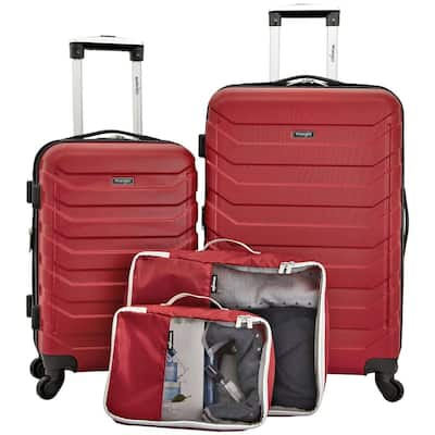 U.S. Traveler Forza Navy Softside Rolling Suitcase Luggage Set (2-Piece)  US08141N - The Home Depot