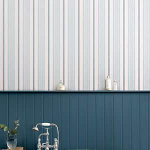 Heacham Stripe Seaspray Removable Wallpaper Sample