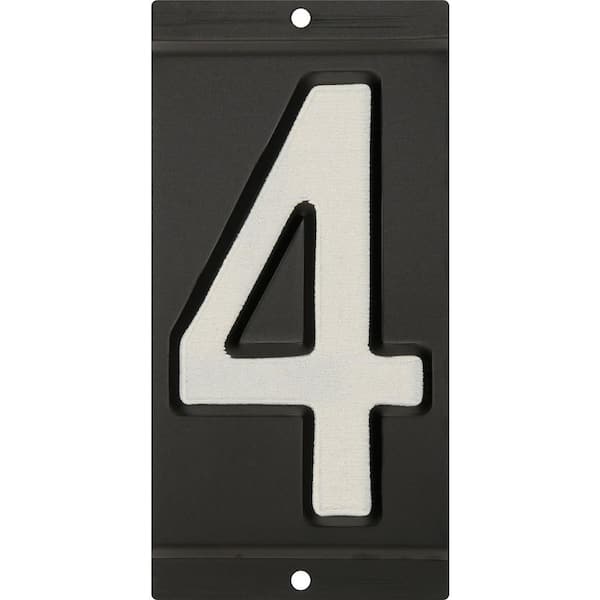 Hillman 3 in. Aluminum Number 4