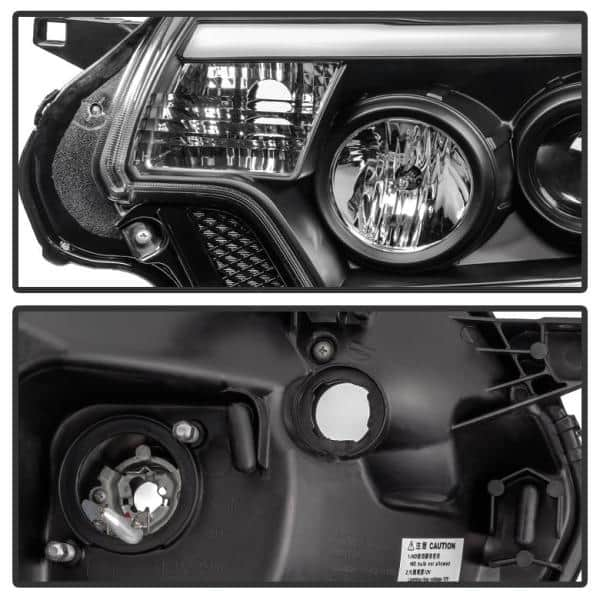 Spyder Auto Toyota Tacoma 12-15 Projector Headlights - Light Bar