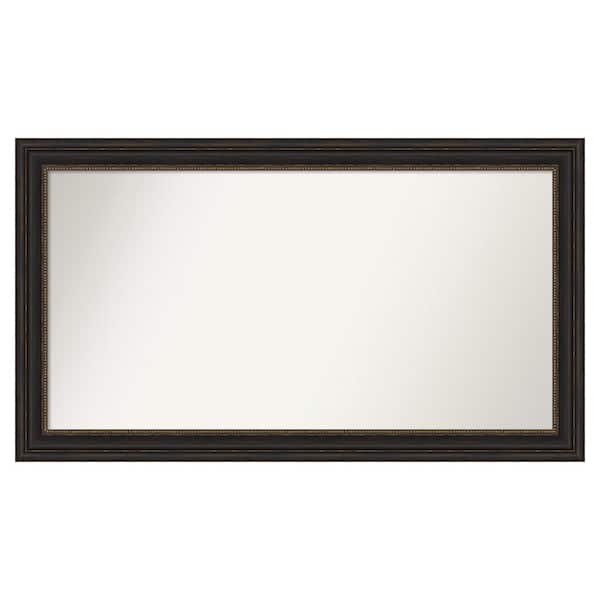 Amanti Art Accent Bronze 51 in. x 29 in. Custom Non-Beveled Polystyrene Antique Framed Bathroom Vanity Wall Mirror