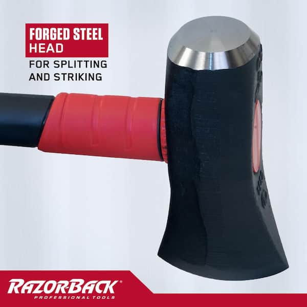 RAZOR-BACK 8 lb. Wood Splitter with 34 in. Fiberglass Handle