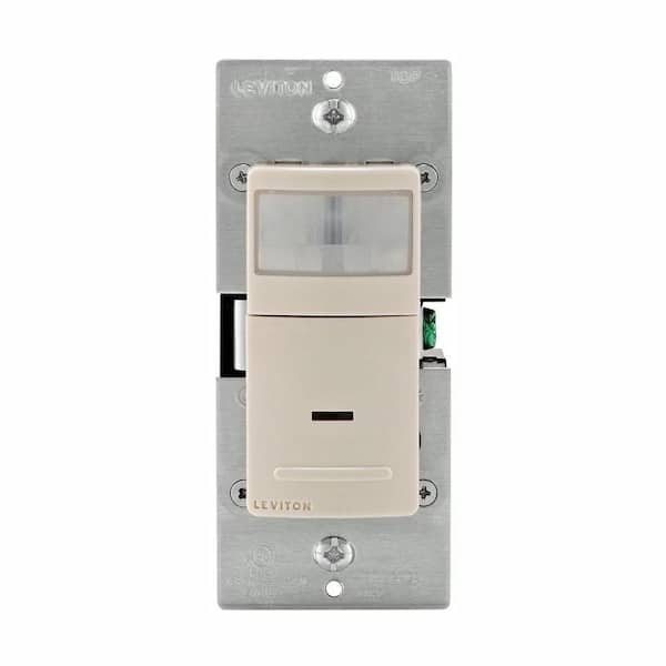 1 Pack Black Leviton IPS02-1LE Decora Motion Sensor In-Wall Switch Single Pole 2.5A Auto-On 