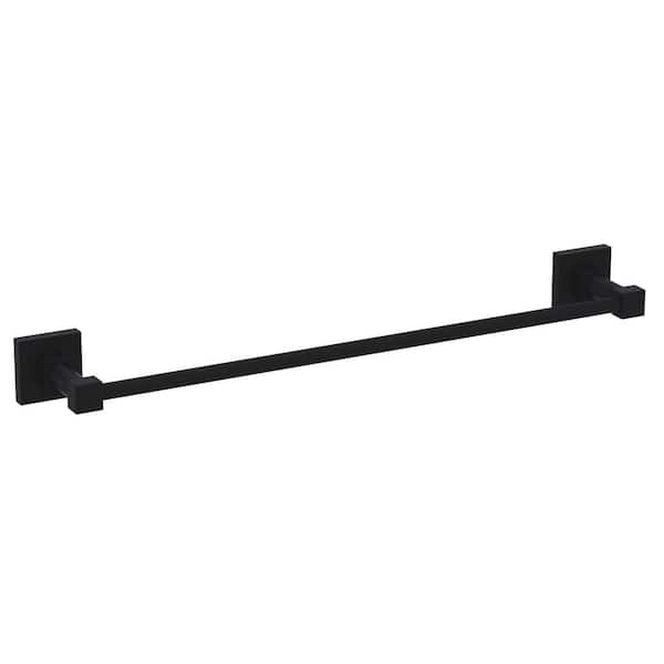 Allied Brass Argo 18 in. Towel Bar in Matte Black