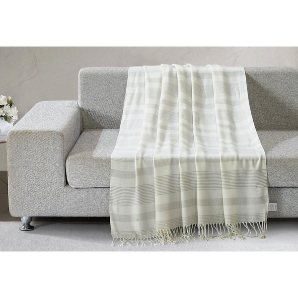 Grey and white throws new arrivals