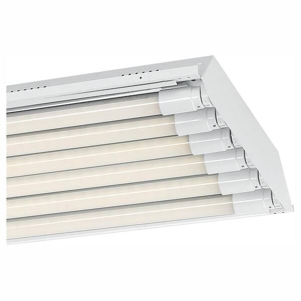 EnviroLite 4 ft. 6-Light T8 LED White High Bay Light, 4000K