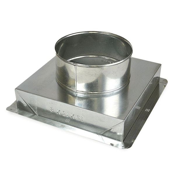 Master Flow 12 in. x 8 in. to 8 in. Ceiling Register Box