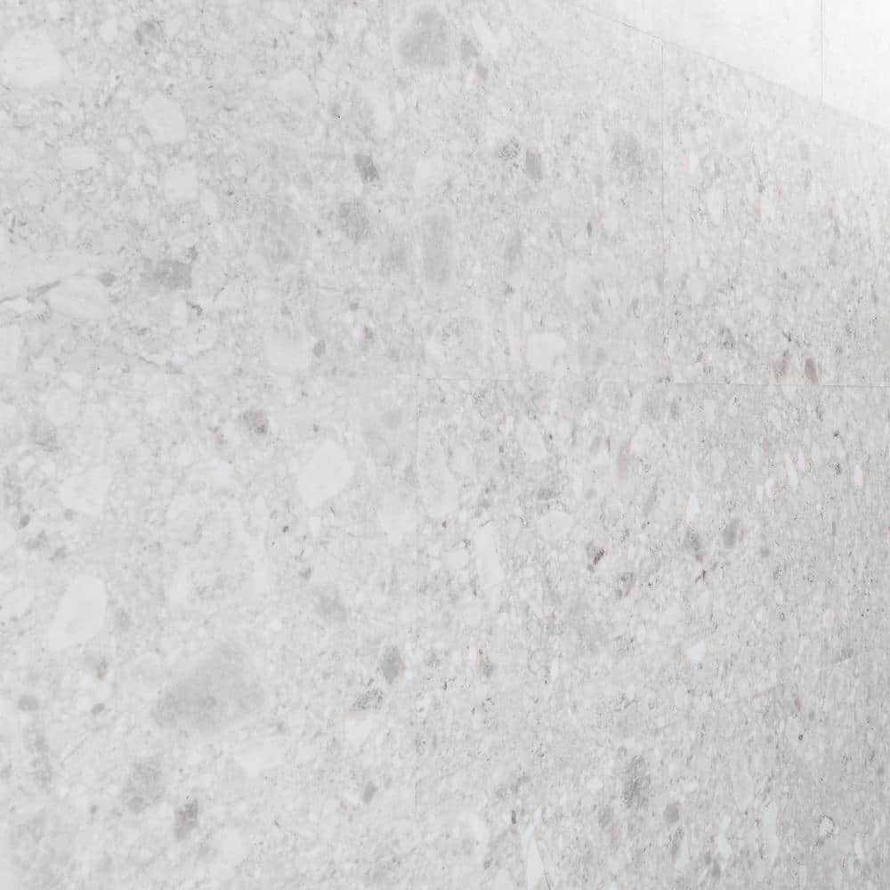 Silver Beige 12" x 24" Matte LVT Tile with Water Protection