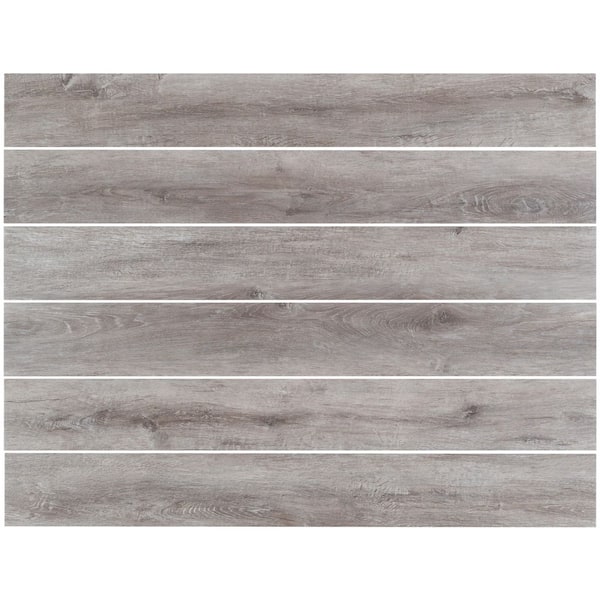 Universal Rigid Click LVT Flooring Glazed Ash