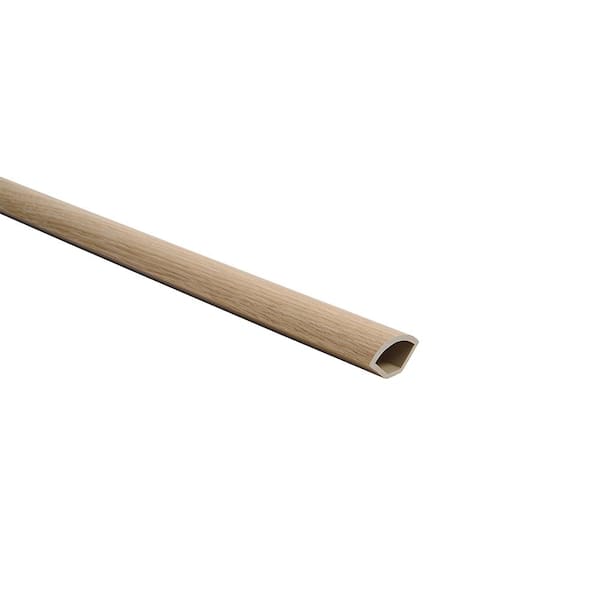 Malibu Wide Plank French Oak Lakeport/Maricopa 0.59 in. Thickness X 1.023 in. Width X 94.48 in. Length Quarter Round Molding