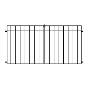Quick Fence Series 34 in. H x in. W Steel High Tigers Eye Fence Panel