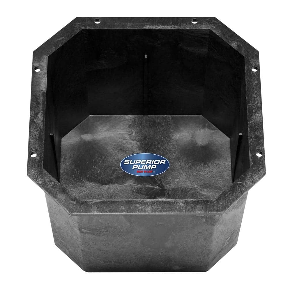 Compact Black Cast Iron Remote Sink Drain Pump System