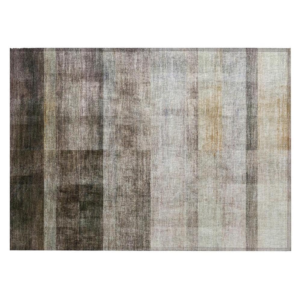 Brown 2 ft. x 3 ft. Woven Solid Color Rectangle Indoor/Outdoor Area Rug price history on PriceWatchPro