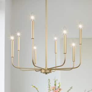 LNC Antique Gold Linear Metal Candle Holder Wall Sconce Modern