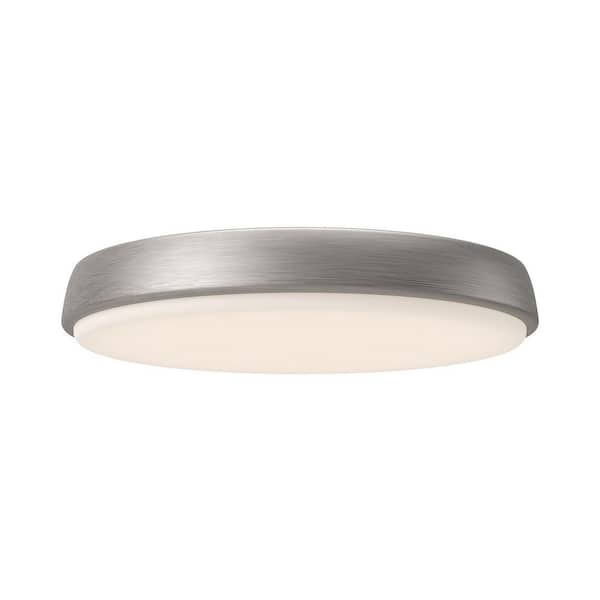 KUZCO LAVAL 15 IN. BRUSHED NICKEL Flush Mount