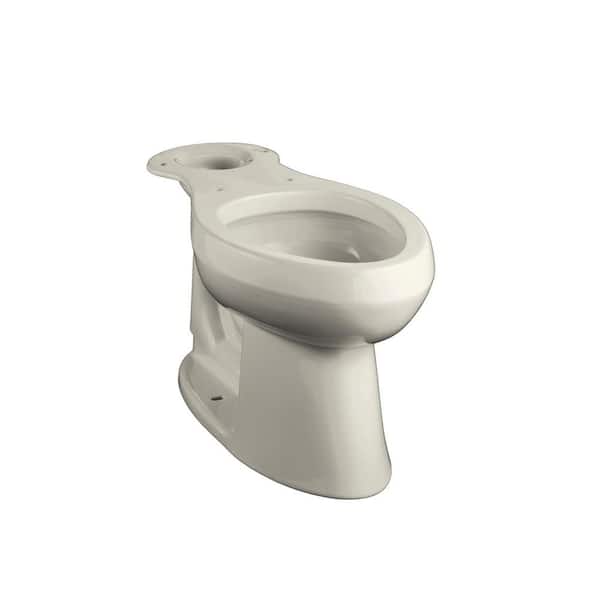 KOHLER Highline Comfort Height Elongated Toilet Bowl Only in Biscuit