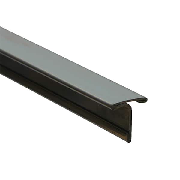 EMAC Novosepara 4 High Brightness 1 in. x 98-1/2 in. Stainless Steel Tile Edging Trim