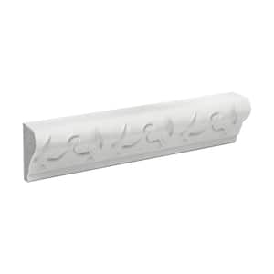 1-3/8 in. x 7/8 in. x 6 in. Long Lambs Tongue Recycled Polystyrene Panel Moulding Sample