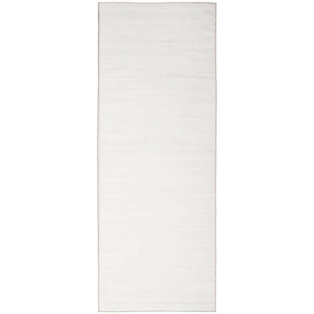Washable Essentials Ivory Grey 2 ft. x 8 ft. All-over design Contemporary Runner Area Rug price history on PriceWatchPro
