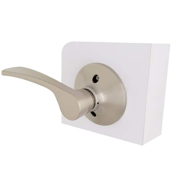 Kensington Satin Nickel Left Handed Dummy Door Lever
